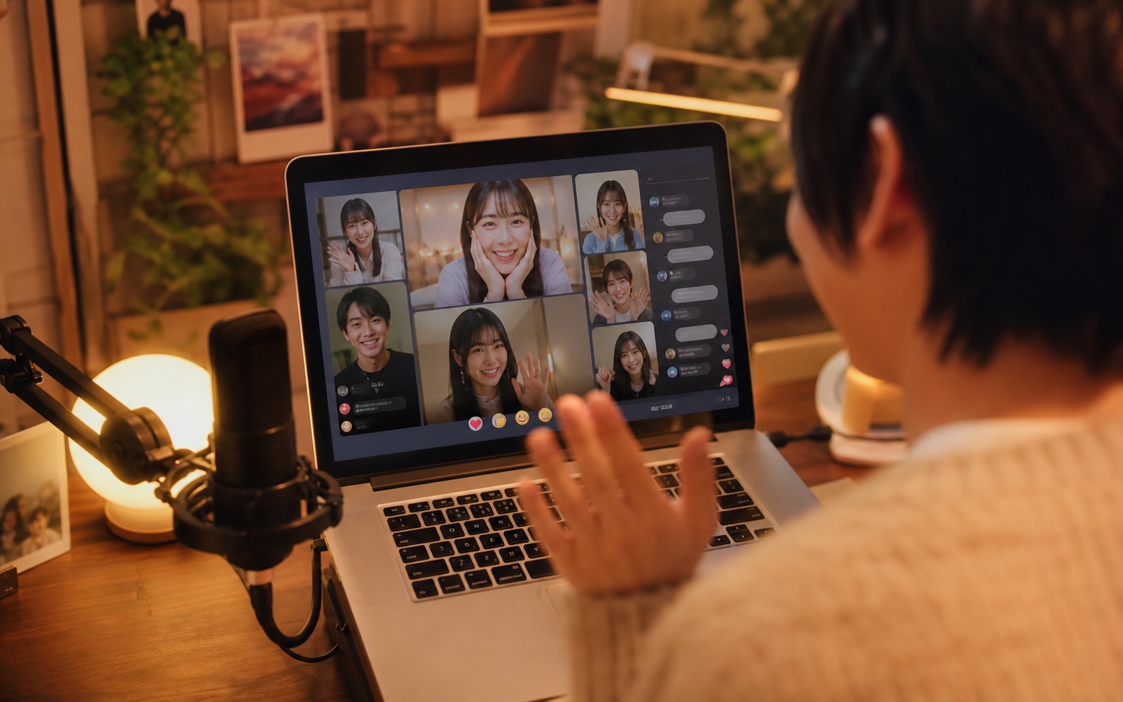 ファンとの交流部屋としてGAYAを使うイメージ
